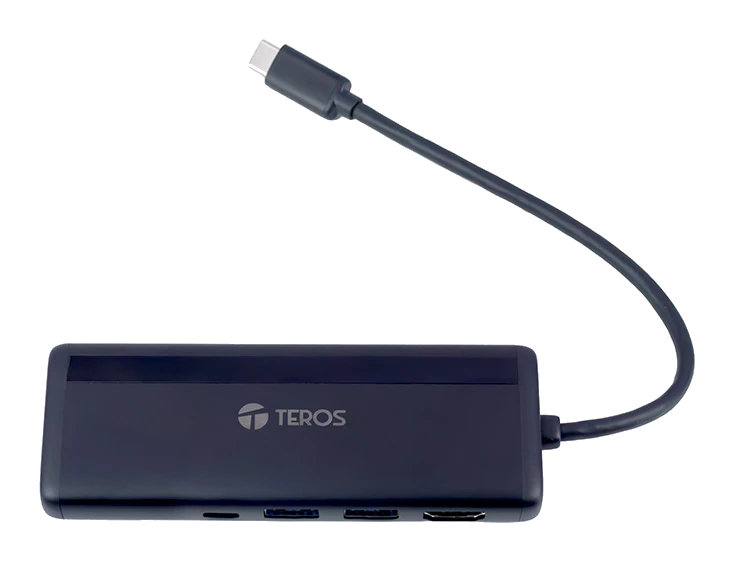 Concentrador De Puertos (hub) Teros Te-7134n Gen 3 Usb-c, 7 En 1