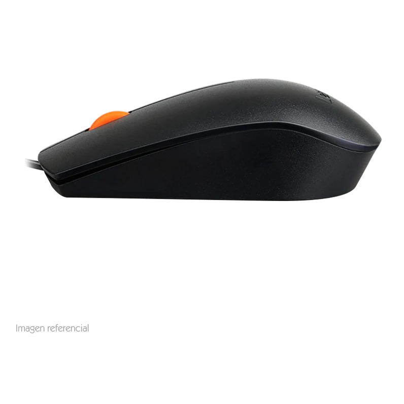 Mouse óptico Lenovo Essential, 1600 Dpi, Usb, Negro, Presentación En Caja. — vista 2