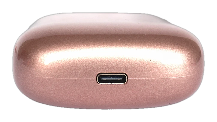 Audífonos TEROS TE-8074GR, Bluetooth, TWS, Rosa/Dorado