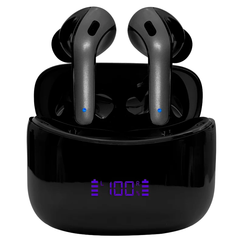Audífonos Teros Te-8074n, Bluetooth, Tws, Negro — vista 2
