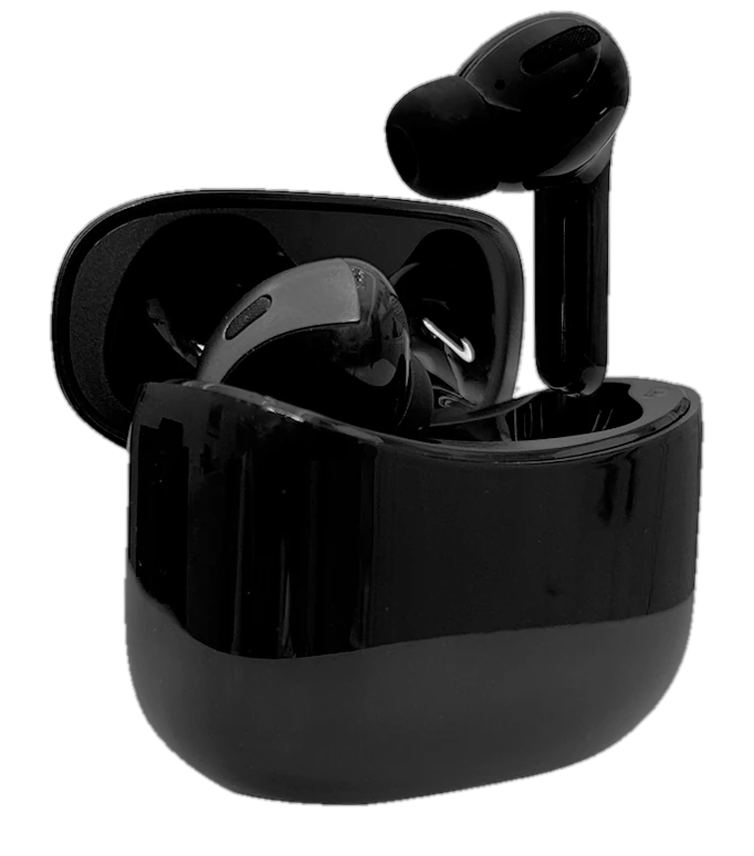 Audífonos TEROS TE-8074N, Bluetooth, TWS, negro