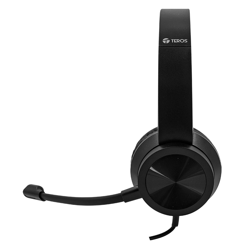 Audífono Teros Te-8037n (headset), Negro — vista 2