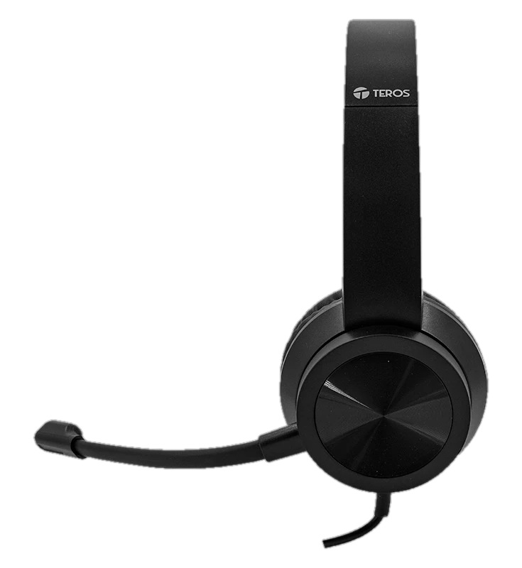 Audífono Teros Te-8037n (headset), Negro — vista 2