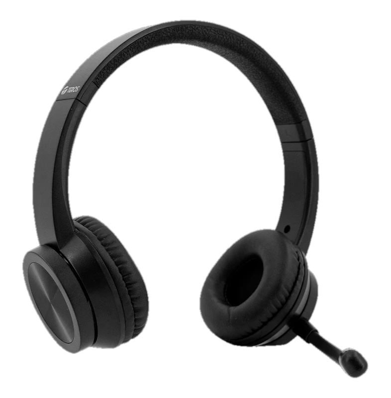 Audífono TEROS TE-8037N (HEADSET), negro