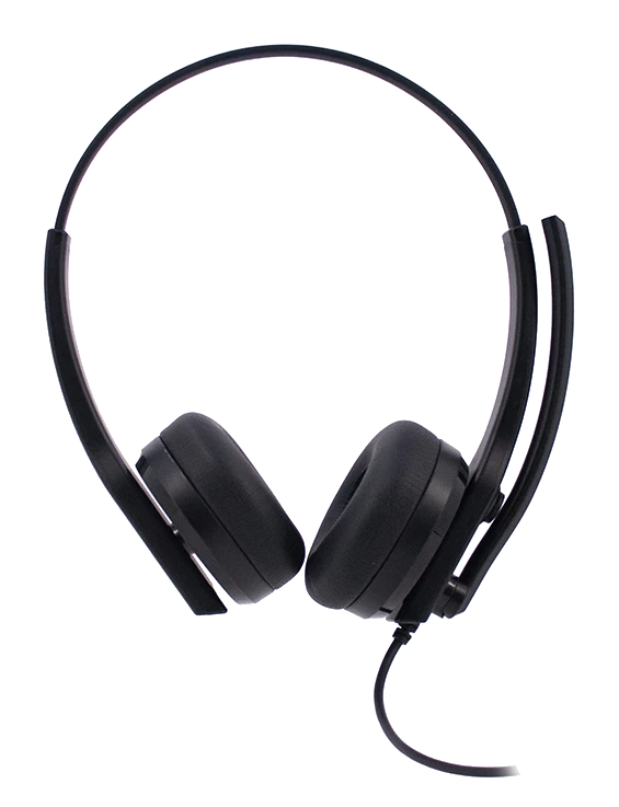 Audífono Teros Te-8039cs, Usb, Negro