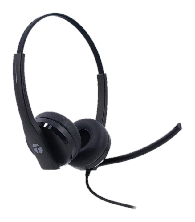 Audífono TEROS TE-8039CS, USB, Negro