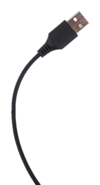 Audífono TEROS TE-8039CS, USB, Negro
