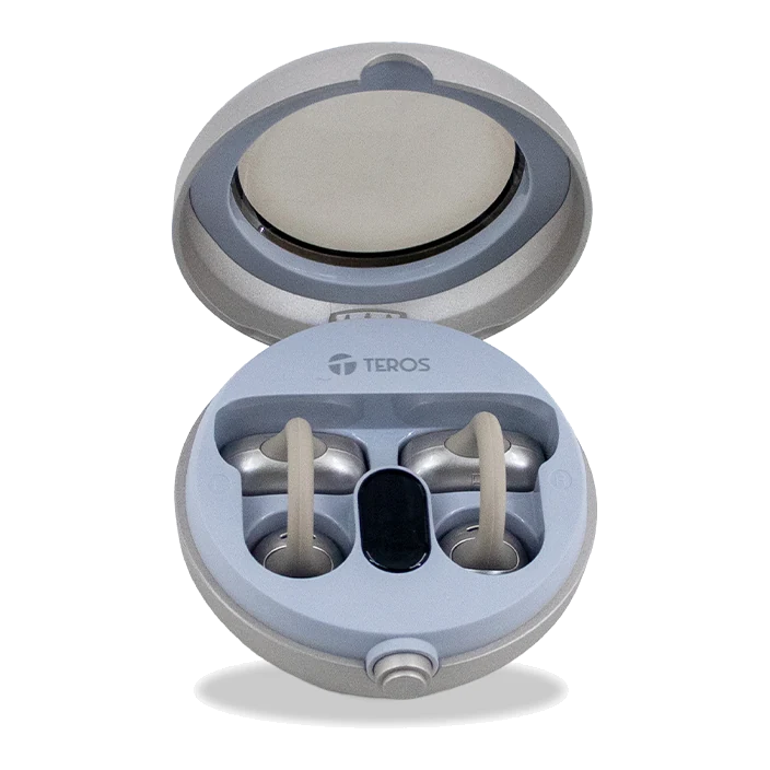 Audífonos Inalámbricos Teros Te80712ne, Bluetooth, Carga Tipo C, Natural Titanium — vista 2