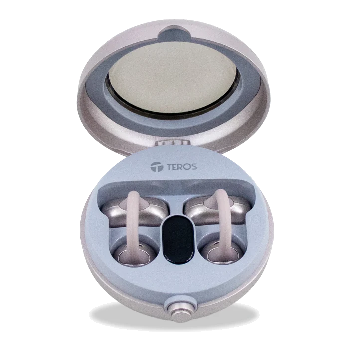 Audífonos Inalámbricos Teros Te-80712rs, Bluetooth, Carga Tipo C, Rose Titanium — vista 2