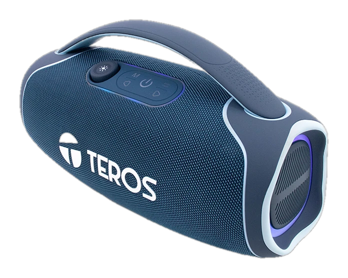 Parlante TEROS TE-6045B, color Azul, 60 W