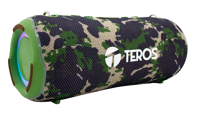 Parlante Ultra Te-6046g, Color Verde Militar Camuflado, 40 W