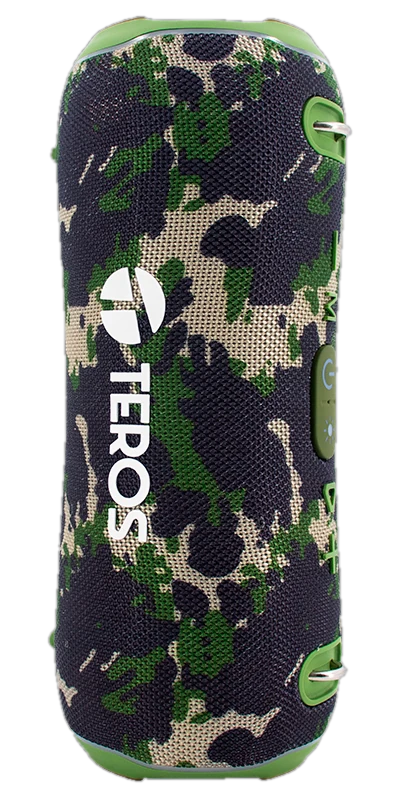 Parlante Ultra TE-6046G, color verde militar camuflado, 40 W