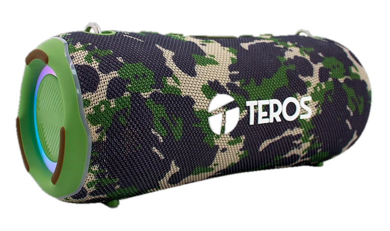 Parlante Ultra TE-6046G, color verde militar camuflado, 40 W