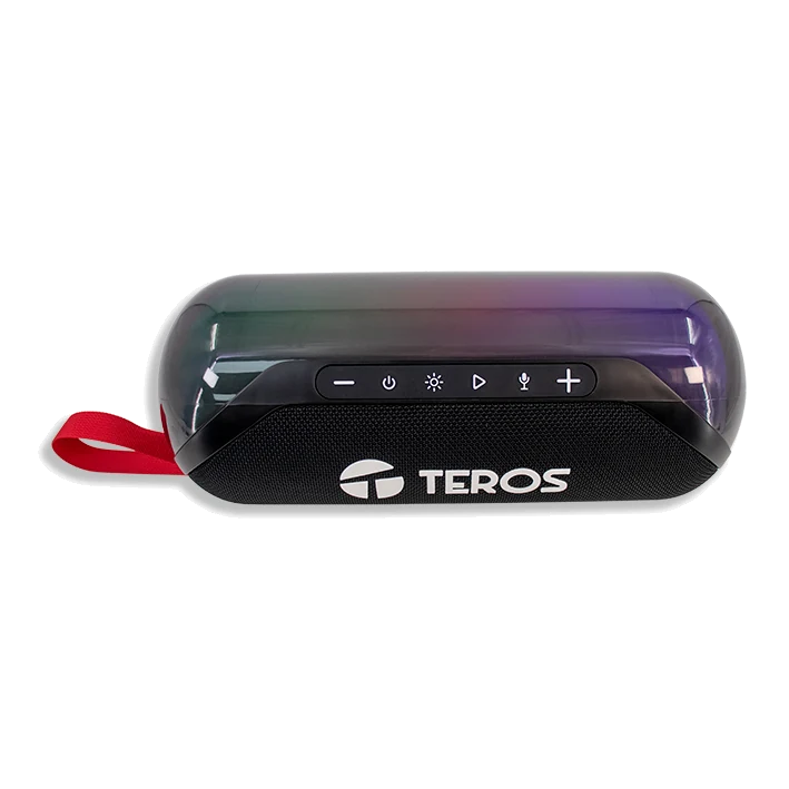Parlante Inalámbrico Teros Te6047n, 20w, Bt: 5.3, Iluminación Rgb, Color Negro — vista 2