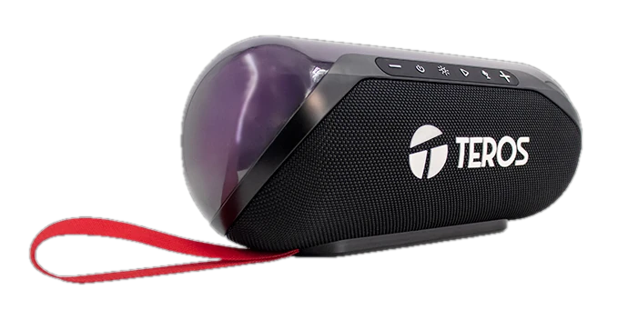 Parlante Inalámbrico Teros TE6047N, 20W, BT: 5.3, Iluminación RGB, Color Negro