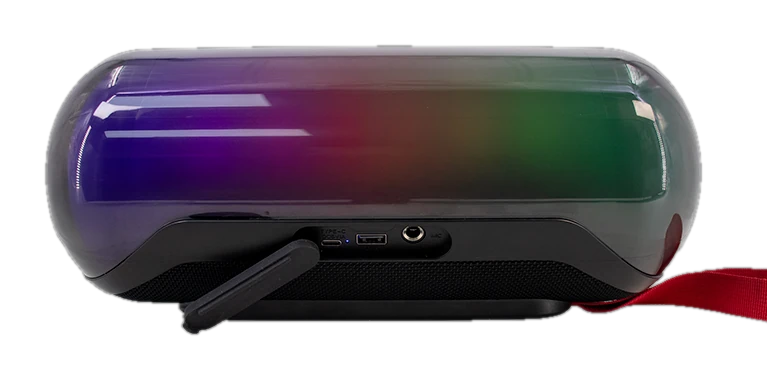 Parlante Inalámbrico Teros TE6047N, 20W, BT: 5.3, Iluminación RGB, Color Negro