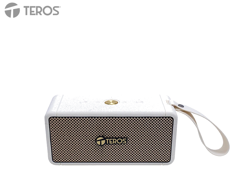 Parlante Inalámbrico Teros Legacy 6052, 40w, Bt 5.3, 4000 Mah, Usb, Tf, Aux, Beige