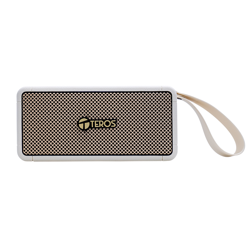 Parlante Inalámbrico Teros Legacy 6052, 40w, Bt 5.3, 4000 Mah, Usb, Tf, Aux, Beige — vista 2