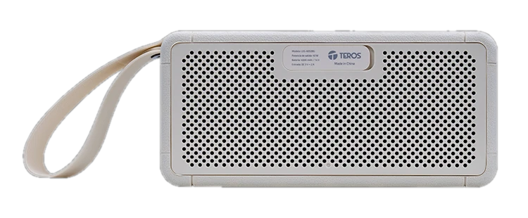 Parlante inalámbrico TEROS Legacy 6052, 40W, BT 5.3, 4000 mAh, USB, TF, Aux, Beige