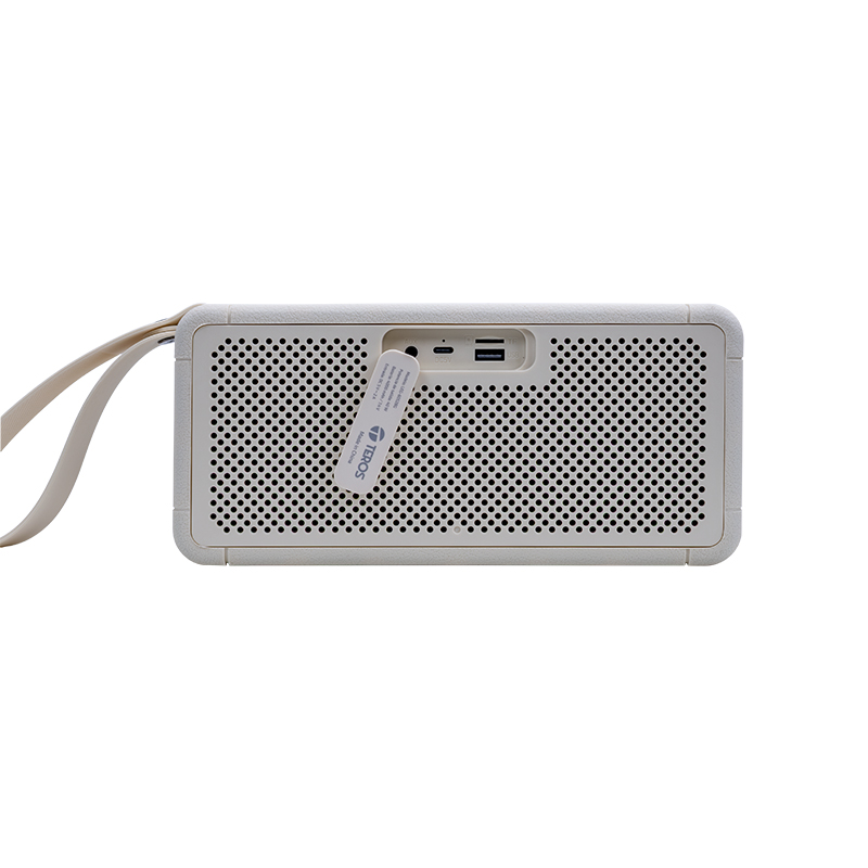 Parlante inalámbrico TEROS Legacy 6052, 40W, BT 5.3, 4000 mAh, USB, TF, Aux, Beige