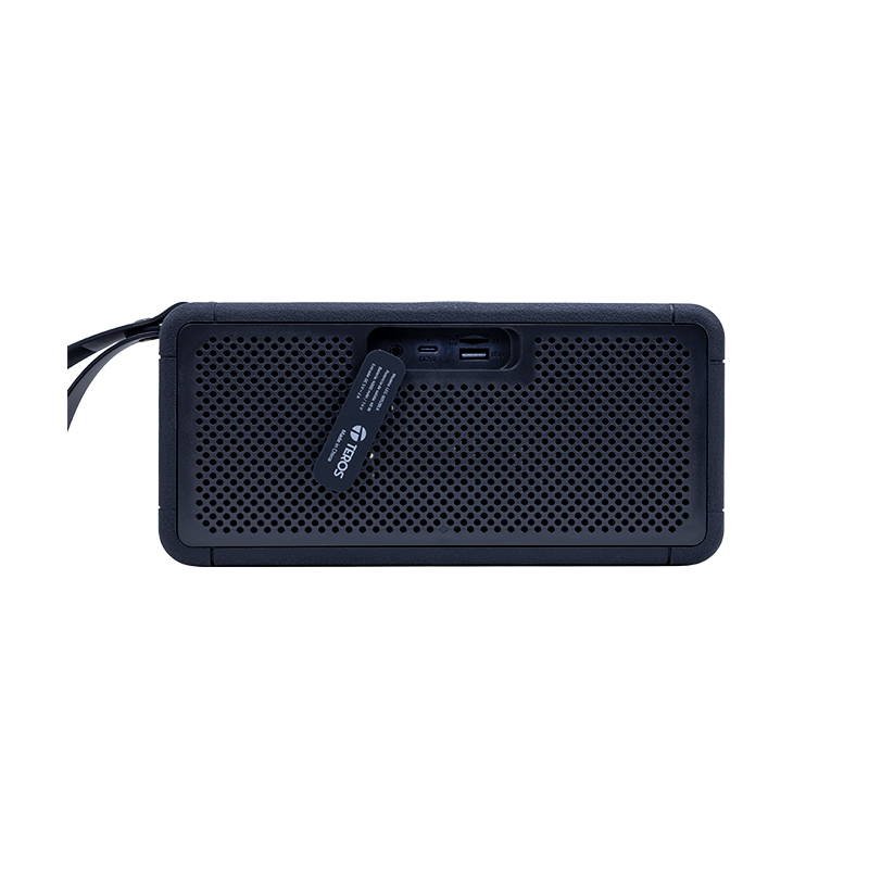 Parlante inalámbrico TEROS Legacy 6052, 8W, BT 5.3, 4000 mAh, USB, TF, Aux, Negro