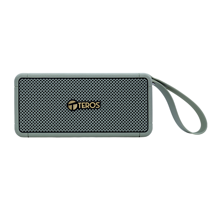 Parlante Inalámbrico Teros Legacy 6052, 8w, Bt 5.3, 4000 Mah, Usb, Tf, Aux, Verde — vista 2