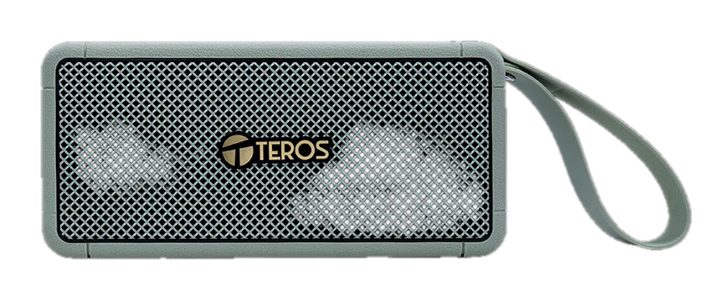 Parlante Inalámbrico Teros Legacy 6052, 8w, Bt 5.3, 4000 Mah, Usb, Tf, Aux, Verde — vista 2