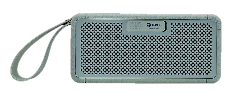 Parlante inalámbrico TEROS Legacy 6052, 8W, BT 5.3, 4000 mAh, USB, TF, Aux, Verde