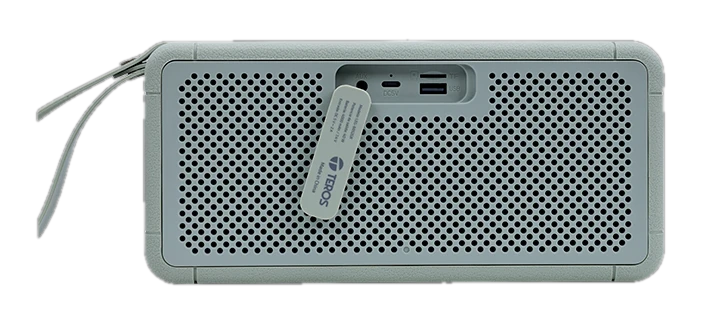 Parlante inalámbrico TEROS Legacy 6052, 8W, BT 5.3, 4000 mAh, USB, TF, Aux, Verde