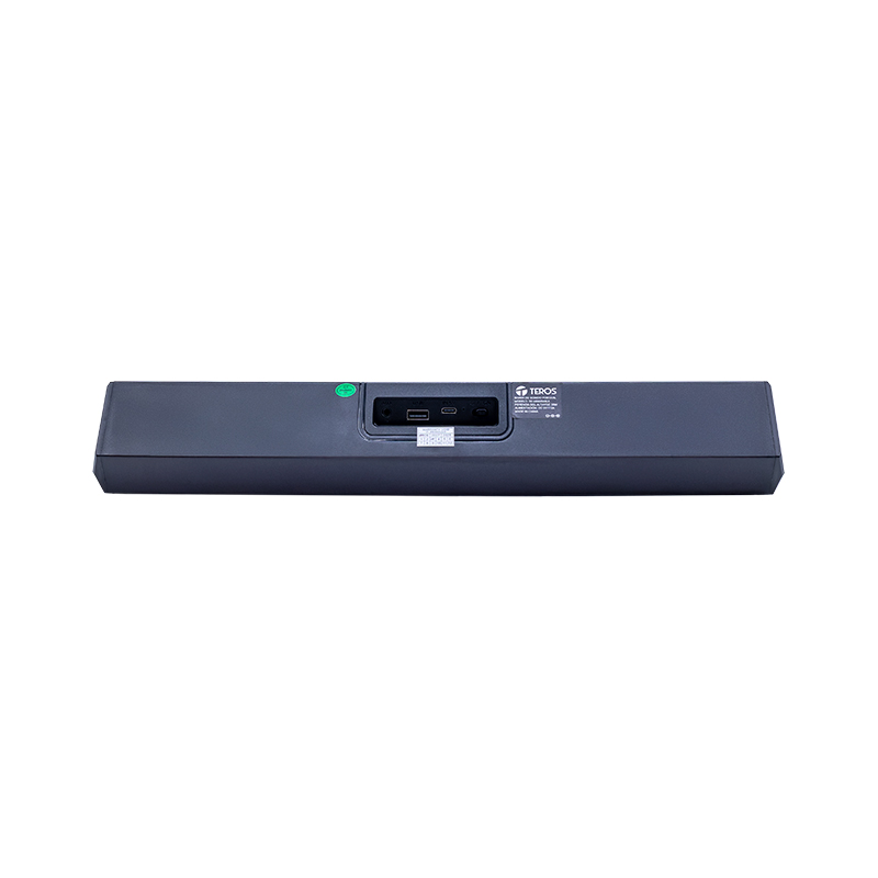 Barra de sonido portátil inalámbrico TEROS VIBE 6054, BT 6, 20W, USB-C, Iluminación LED