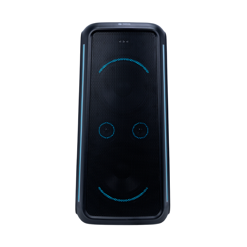Parlante inalámbrico para fiestas Teros Vibe 6055, 100W, BT, 7000 mAh, USB, Micrófono