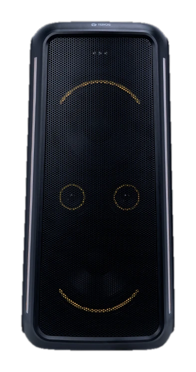 Parlante inalámbrico para fiestas Teros Vibe 6055, 100W, BT, 7000 mAh, USB, Micrófono