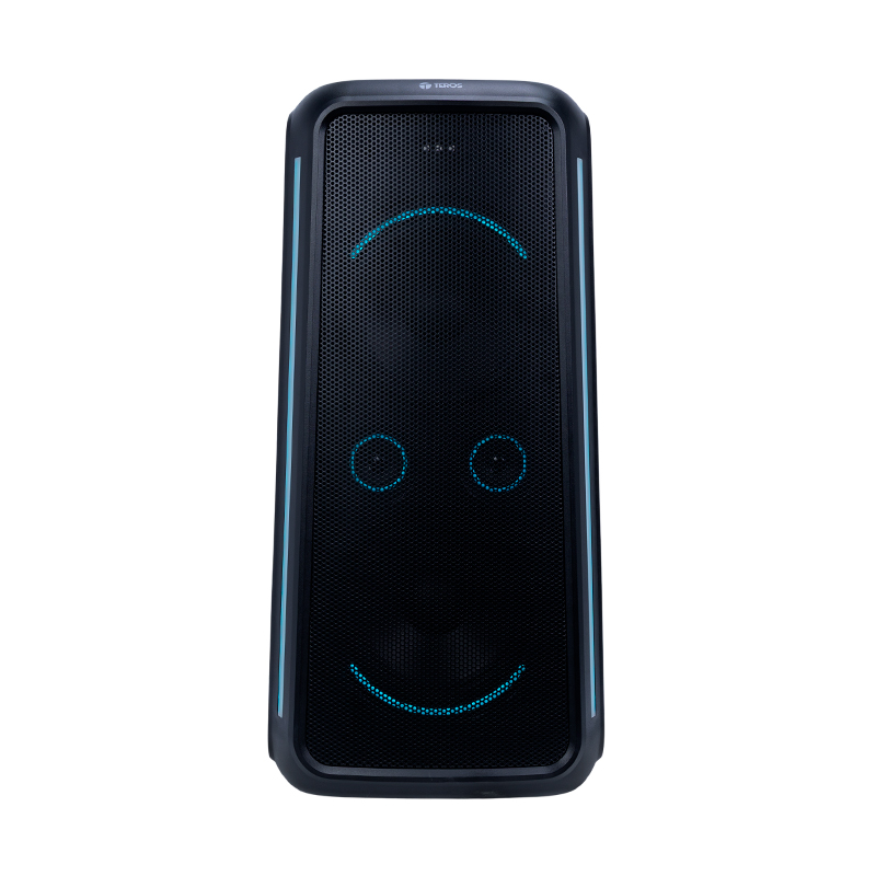 Parlante inalámbrico para fiestas Teros Vibe 6055, 100W, BT, 7000 mAh, USB, Micrófono