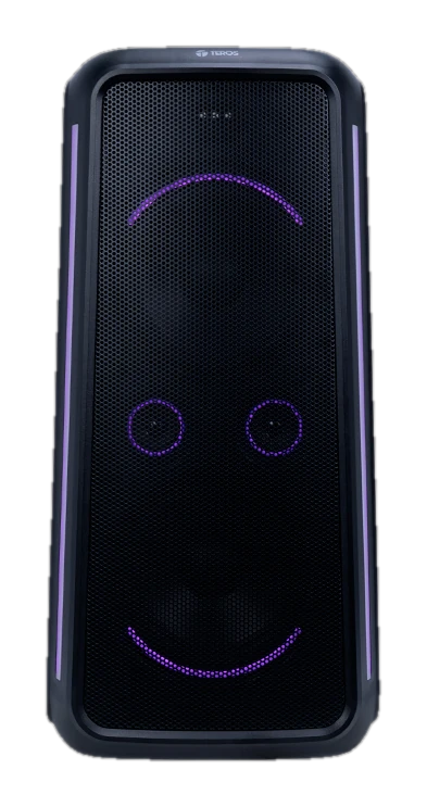 Parlante inalámbrico para fiestas Teros Vibe 6055, 100W, BT, 7000 mAh, USB, Micrófono