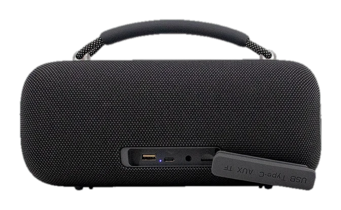 Parlante Inalámbrico Teros Vibes VB-6049BLK, 60W, BT 5.3, 4000 MAH, USB, Luces LED, Negro