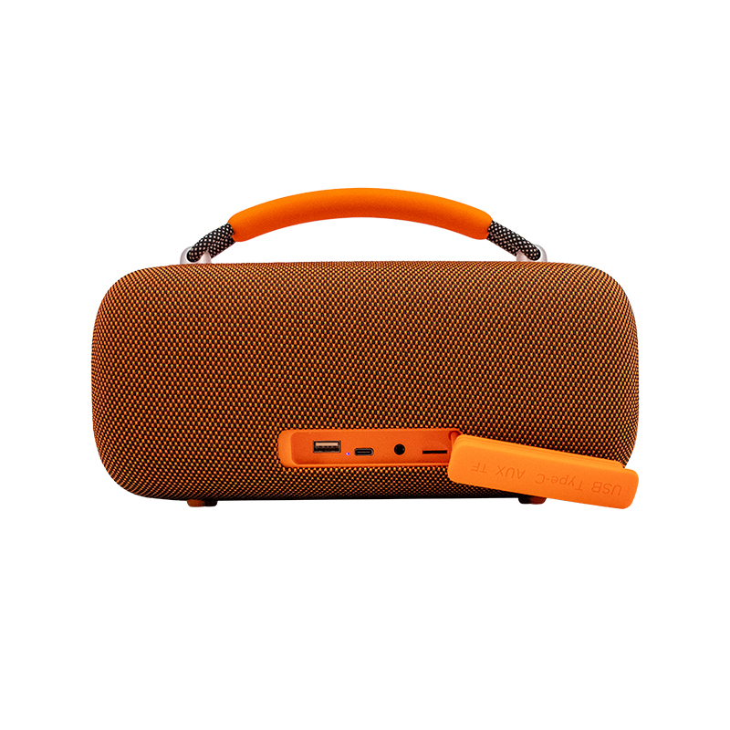 Parlante Inalámbrico Teros Vibe 6049, 60W, BT 5.3, 4000 MAH, USB, Luces LED, Orange