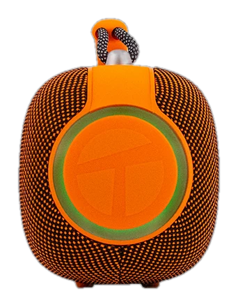 Parlante Inalámbrico Teros Vibes VB-6049, 60W, BT 5.3, 4000 MAH, USB, Luces LED, Orange