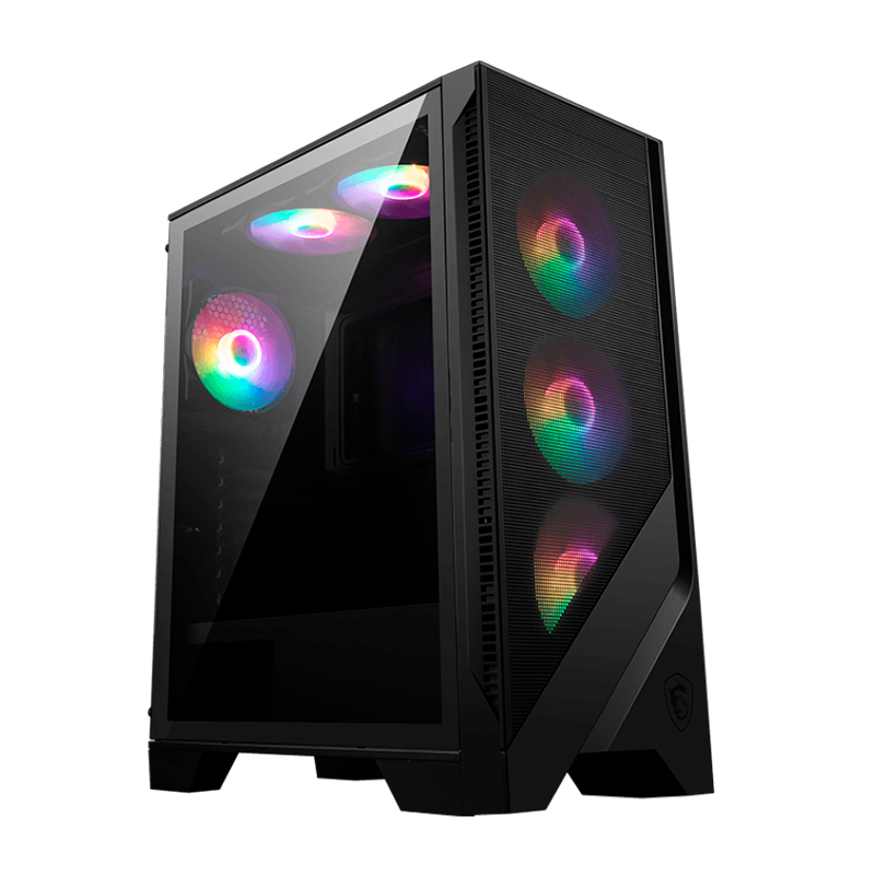 Case Con Fuente De 650w Msi Mag Forge 120a Airflow, Mid Tower