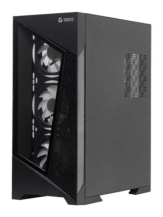 Case Sin Fuente Gamer Teros Te-1330g, Itx, M-atx, Atx, E-atx, 3.5" Y 2.5", Negro — vista 2