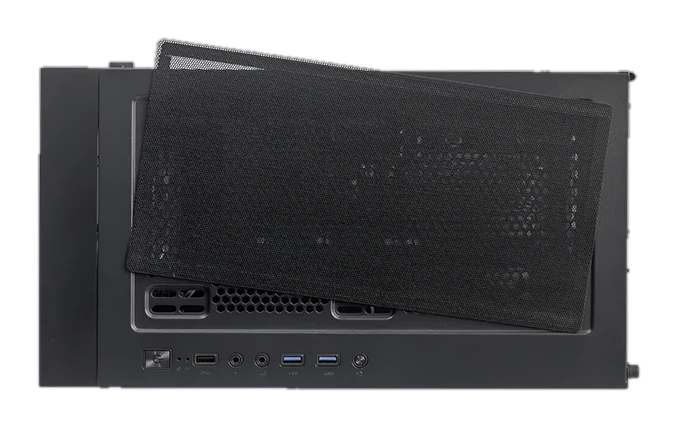 Case sin fuente Gamer TEROS TE-1330G, ITX, M-ATX, ATX, E-ATX, 3.5" y 2.5", Negro