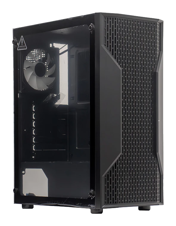 Case Sin Fuente Gamer Teros Te-1332g, Itx, M-atx, Atx, 3.5" Y 2.5", Negro