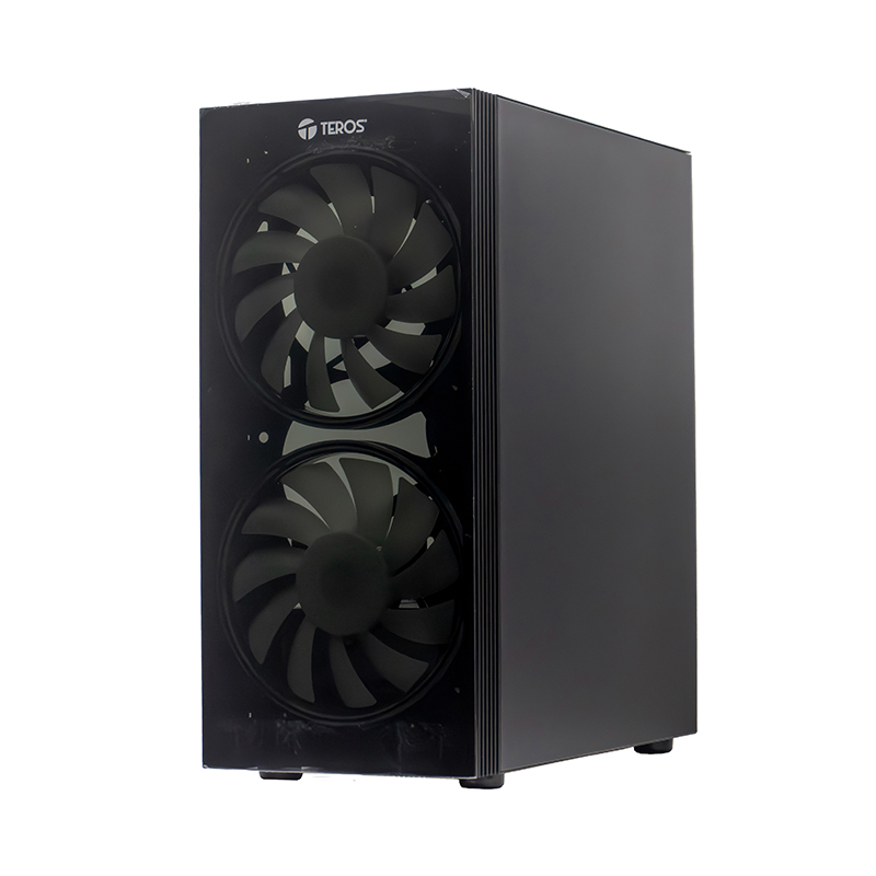Case Sin Fuente Gamer Teros Te-1333g, Itx, M-atx, Atx, 3.5" Y 2.5", Negro — vista 2