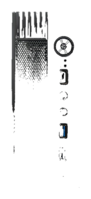 Case sin fuente gamer TEROS TE-1333G, ITX, M-ATX, ATX, 3.5" y 2.5", negro
