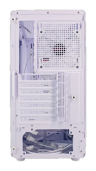 Case sin fuente Gamer TEROS TE-1329G, ITX, M-ATX, ATX, 3.5" y 2.5", Blanco