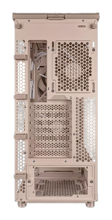 Case ASUS ProArt PA401 Wood Edition Beige - Tempered Glass Panel