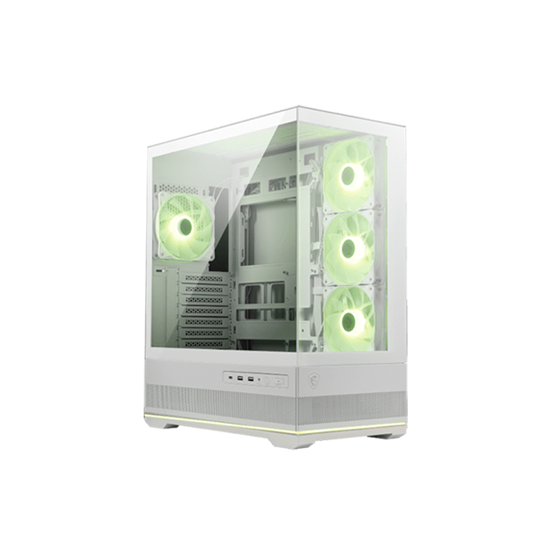 Case Msi Mag Pano 110r Pz White, Mini-itx, Micro-atx, Atx, Mid Tower