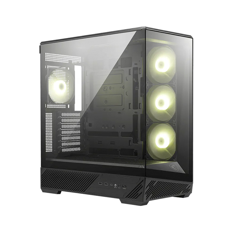 Case Msi Mag Pano 130r Pz/black, Factor Forma: Mid-tower, Soporta: Mini-itx/micro-atx/atx
