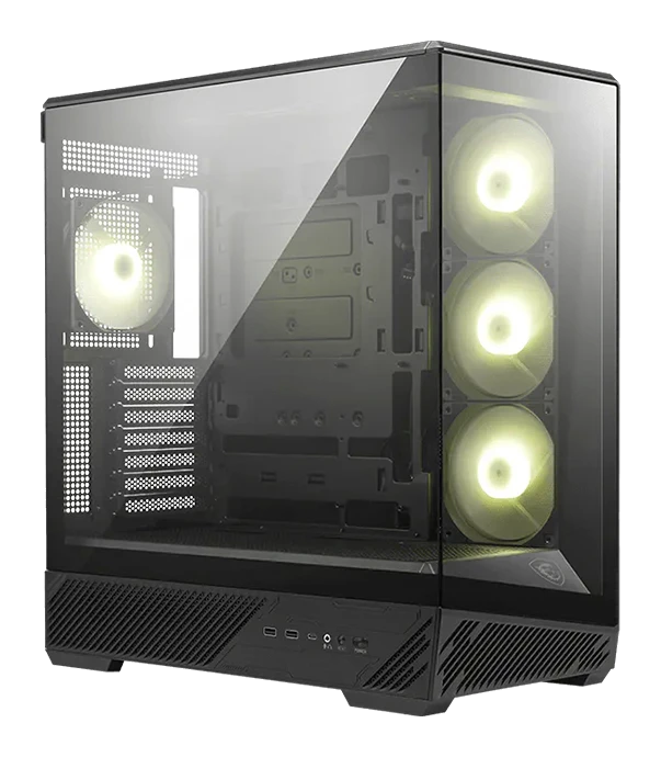 Case Msi Mag Pano 130r Pz/black, Factor Forma: Mid-tower, Soporta: Mini-itx/micro-atx/atx
