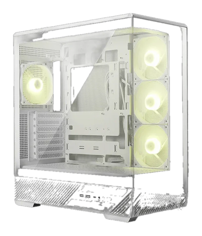 Case Msi Mag Pano 130r Pz/white, Factor Forma: Mid-tower, Soporta: Mini-itx/micro-atx/atx — vista 2