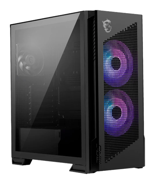 Case Msi Mpg Velox 300r Airflow Pz / Black, Mid-tower, Mini-itx, Micro-atx, Atx, *eatx